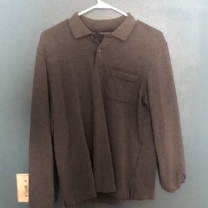 Men’s long sleeve polo